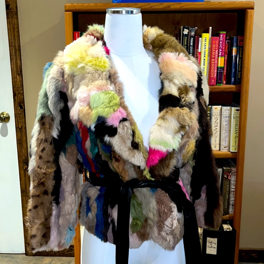 Rare Genuine rabbit fur Rocawear jacket - Picture 1 of 8